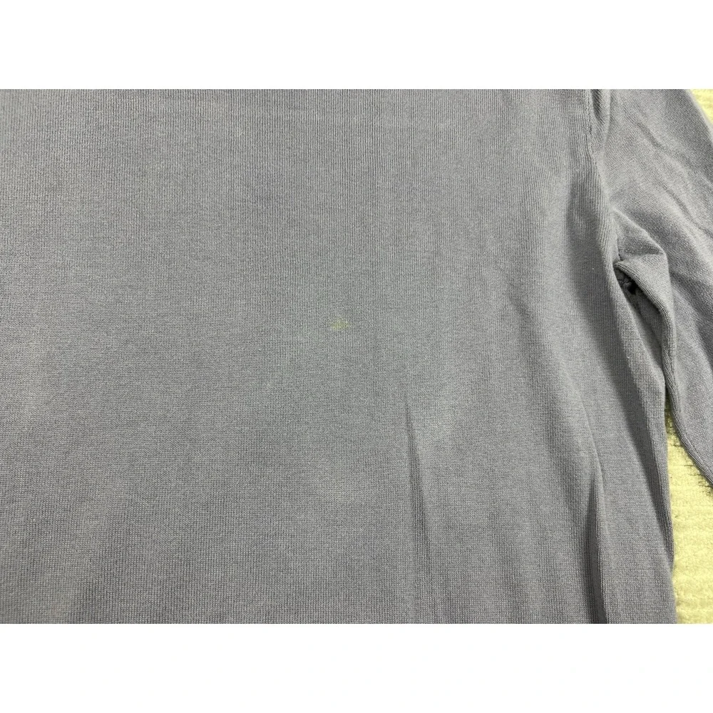 Banana Republic Sweater Mens XL Blue Long‎ Sleeve V-Neck 100% Cotton